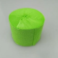 Vibrant bright green crepe paper roll for festive party decorations and DIY crafts - Fruit Green