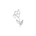 Silver hollowed-out floral pendant crafted from durable stainless steel in a sleek design - Iris / Steel