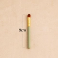 9cm Profi-Concealer-Pinsel in Grün mit goldener Zwinge und weichen braunen Borsten - Grüner Lidschattenpinsel Mit Kurzem Griff / 9cm / Grün