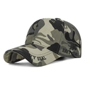 Cappellino da baseball mimetico jungle con ricamo Navy Seal e parte superiore morbida - Mimetico