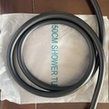 Matte black 50cm reinforced shower hose in flexible anti-explosion material - Black 1.5M PVC Hose