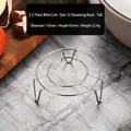 Support à vapeur en inox, fil de 2,3mm, 110mm de diamètre et 65mm de hauteur pour cuisine - Fil 2,3mm 12# Haut (Diam 11cm/Haut 6,5cm)