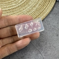 Stampo in silicone trasparente per nail art con motivi 3D conchiglia e stella - 066-Conchiglia