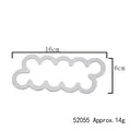 Cloud shape plastic coffee stencil and DIY painting template measuring 16cm by 6cm - Large Rose Cutter 52055
