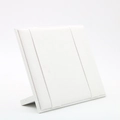 White minimalist velvet hair clip display stand with fabric texture for jewelry storage - Double Row Hairpin White