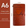 Brown A6 PU leather vintage traveler notebook with To my Goddaughter embossed design - To My Goddaughter / Brown