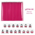 Set di 15 strumenti per stampaggio pelle con manici rosa rosso e motivi in metallo - Set di penne per trasferimento in metallo 04 (15 pezzi)