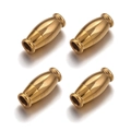 Set de cuatro cierres magnéticos de acero inoxidable dorado para creación de joyas - Dorado
