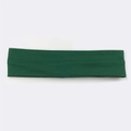 Breathable dark green cotton sports sweatband for running and outdoor fitness activities - Chitose Green
