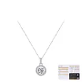 Collar clásico de plata 925 con colgante de moissanita de 1 quilate y certificado GRA - 1.00ct D Color VVS1 Moissanita (S925 Plata)