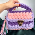 Bolso Tejido Morado / Producto terminado