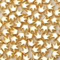 Bulk golden crown spacer beads for DIY jewelry making in polished metallic finish - Gold Crown