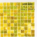Laser gold sequin backdrop panel with 100 square pieces for party decoration - Laser Gold