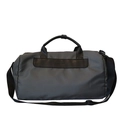 Bolsa de fitness gris impermeable con asas de cuero negro y correa ajustable - Gray // Merchant Ofrece Grandes Ofertas