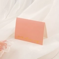 Pink greeting card with gold lettering all the stars are you on white fabric - All The Stars Are You (Gold Stamping)