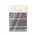 Autocollants 3D pour ongles avec motifs de fleurs roses et papillons délicats - Dream Butterfly Garden-Style Floral Rose (TA195)
