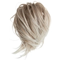 Messy Bun Haarteil mit goldbraunem Farbverlauf aus Kunstfaser für Dutt-Frisuren - Goldbraun Ombre