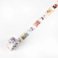 Vintage-Washi-Tape im Briefmarken-Stil mit Blumen für Journaling und DIY-Basteln - Poesie der Blumen
