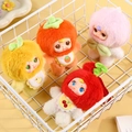 Plush monster dolls in fruit costumes including lemon, orange, peach and cherry designs - 7mm Fruit Candy Series / Random One