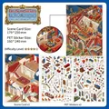DIY isometric Duke's Dinner scene sticker set with PET material and background card - Duke's Banquet