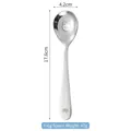 304 stainless steel baby spoon with green frog handle design for toddlers - Long Handle Frog Spoon