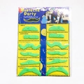 12-piece green self-adhesive fake mustache set with 6 diverse styles for costume parties - Self-Adhesive Mustache Set / Green