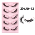 Cat eye faux mink lashes 3DMAO-13 with 7-14mm length for a voluminous winged look - 3DMAO-13