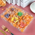 6-piece artificial fruit pastry tart set in transparent display box for food prop - Box of 6 (One of Each)