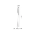 Sleek 14.8cm stainless steel butter knife with a polished finish and minimalist design - 1010 Butter Knife