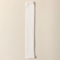 Soft white coral fleece over-the-knee sock in plush thickened texture for women - One Size / Beige