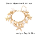 Bracciale con Stella Marina e Conchiglia Oro