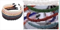 Braided beaded headband in multiple vibrant colors showing intricate woven details - 10-Piece Set (Style 1)