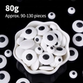 Mix of googly eyes cake toppers 80g pack containing 90-130 pieces for dessert DIY decor - Mixed Size Eye Decorative Candy (80g)
