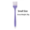 Small light purple translucent silicone basting oil brush for baking and BBQ - Semi-Transparent Small Oil Brush / Purple