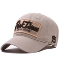 Berretto da baseball vintage in cotone lavato con ricamo Peak Time 1932 beige e marrone - Regolabile / Beige
