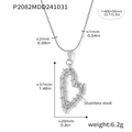 Silberne Edelstahl-Herz-Halskette mit Netz-Anhänger und verstellbarer 45cm Kette - Stahlfaden Herz Halskette (P2082)
