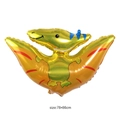 Yellow Pterosaur dinosaur foil balloon for birthday party decoration, size 78x86cm - Ins Pterosaur / 78*86cm