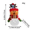 Barattolo di caramelle natalizio a renna con testa in peluche e plastica, regalo da 17cm - Stile Alce