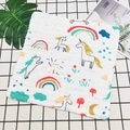 6-layer pure cotton baby towel with colorful unicorn and rainbow cartoon prints - Neckerchief / Unicorn Style