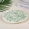 Polished natural phoenix stone chips in green and white mix for home decoration - Phoenix Stone (5-7mm) 100g