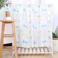 Weiche Baby-Puckdecke aus Bambus-Baumwolle mit blauem Wal-Aufdruck aus 100% Baumwolle - 105*120cm / Bambus-Baumwolle Delphin