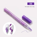 Rotulador acrílico púrpura 06 para nail art a base de agua para manicuras creativas - #06 Morado