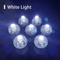 Detailed view of mini white LED ball lights for traditional Chinese lanterns and hairpins - F00 Spare Light Ball - White