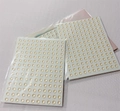 Set of 3 gold round rhinestone face gems stickers in clear packaging for makeup - MX-47 Gold Round
