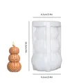 Καλούπι σιλικόνης κολοκύθας Halloween 3 επιπέδων για χειροποίητα κεριά και διακόσμηση - Στοιβασμένη Κολοκύθα / Τριπλή Κολοκύθα