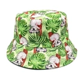 Bob réversible vert avec imprimé koala pour protection solaire extérieure en été - M (56-58cm) / Vert (Imprimé Koala)