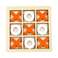 Small Orange-White Tic-Tac-Toe