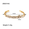 Geometric Wide Bangle (JDB201442)
