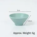 Miniature light green ceramic play food bowl for DIY crafts, size 5cm x 2.5cm - 5cm Gray Green Udon Bowl