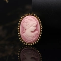 Pink White Gradient Cameo Style (XD7413-1)